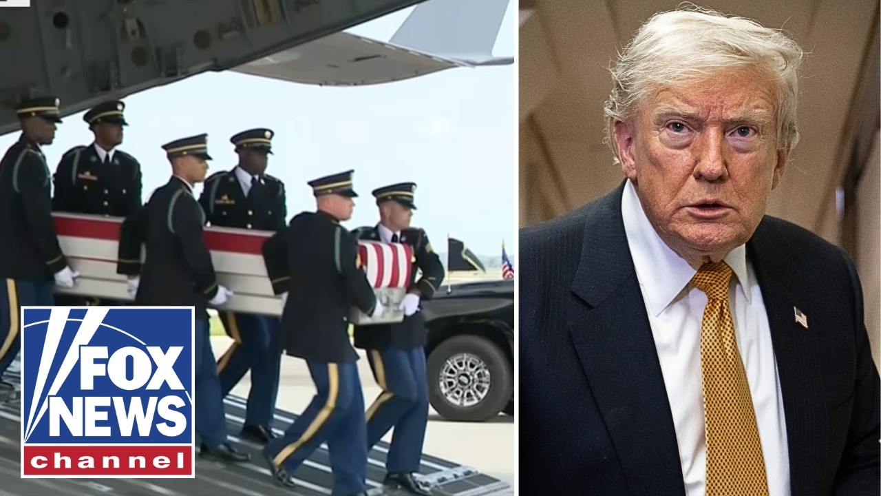 SEE IT: Trump attends dignified transfer of fallen US troops in Jordan