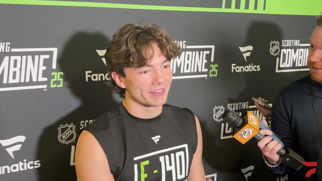 Roger McQueen Talks About Putting Back Injury Behind Him, What Comes Next | NHL Draft Combine