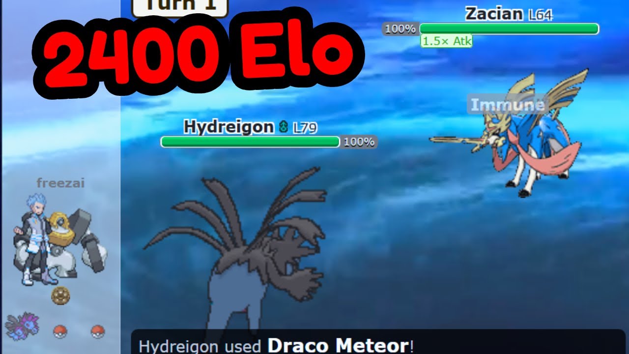 Попадание в топ-10 на Pokemon Showdown