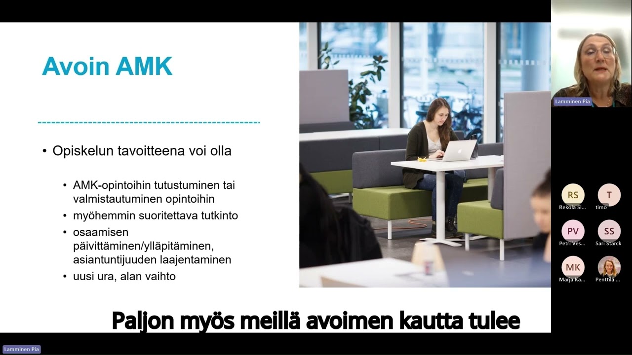 Korkeakouluopiskelua verkossa  - asuinpaikasta riippumatta, osa 2