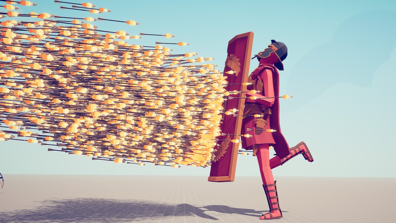 GIANT SHIELD vs ARROW RAIN - Totally Accurate Battle Simulator TABS