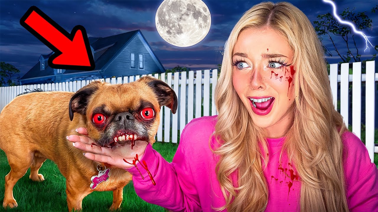 MY POSSESSED DOG BIT ME...