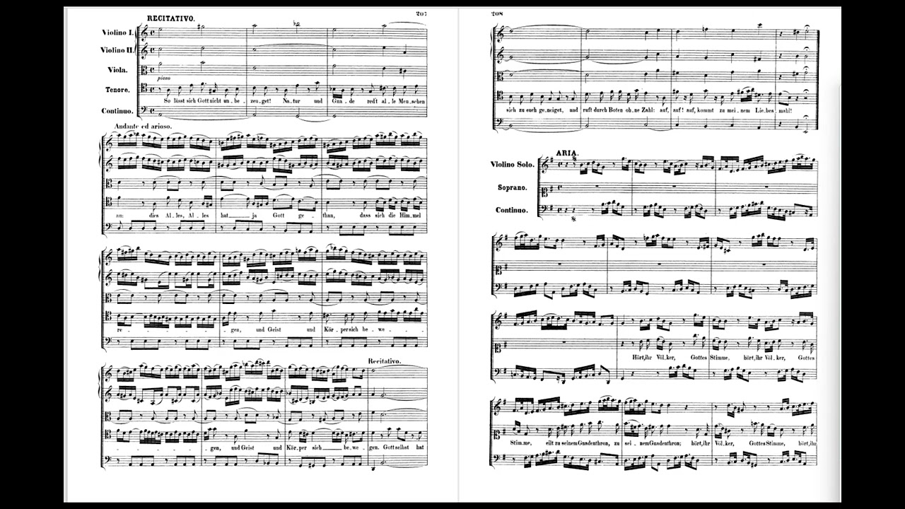 Bach, Johann Sebastian:  Die Himmel erz&auml;hlen die Ehre Gottes, BWV 76