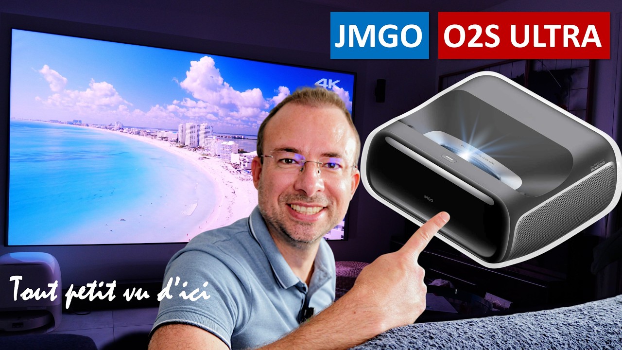 JMGO O2S Ultra ❤️ 200€ de réduction* sur le plus petit projecteur à ultra courte focale