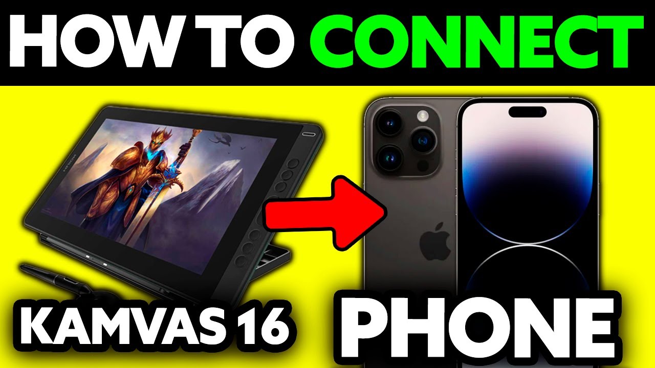 How To Connect Huion Kamvas 16 to Phone (2025) - Step by Step