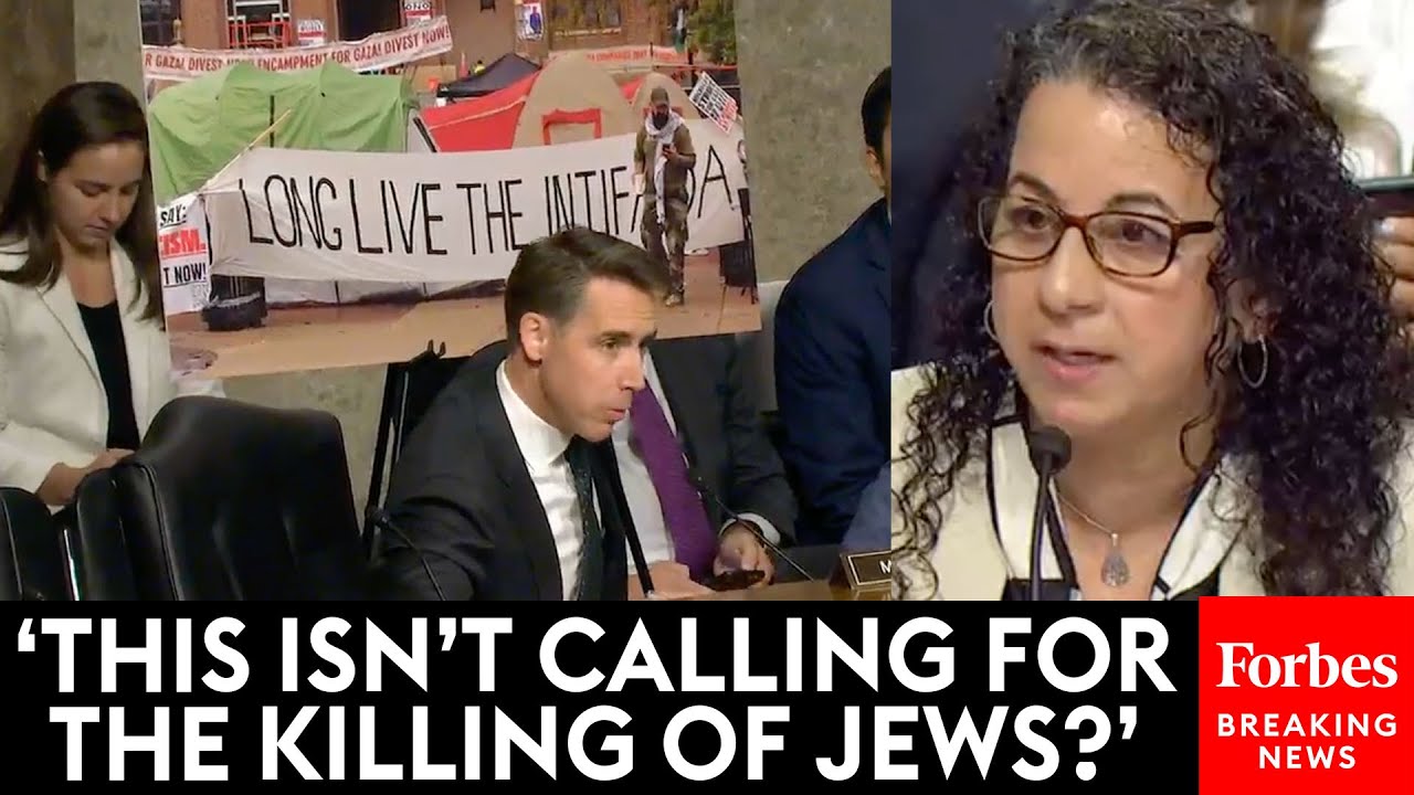 Josh Hawley Mercilessly Grills Arab American Institute Leader About 'Long Live The Antifada' Meaning