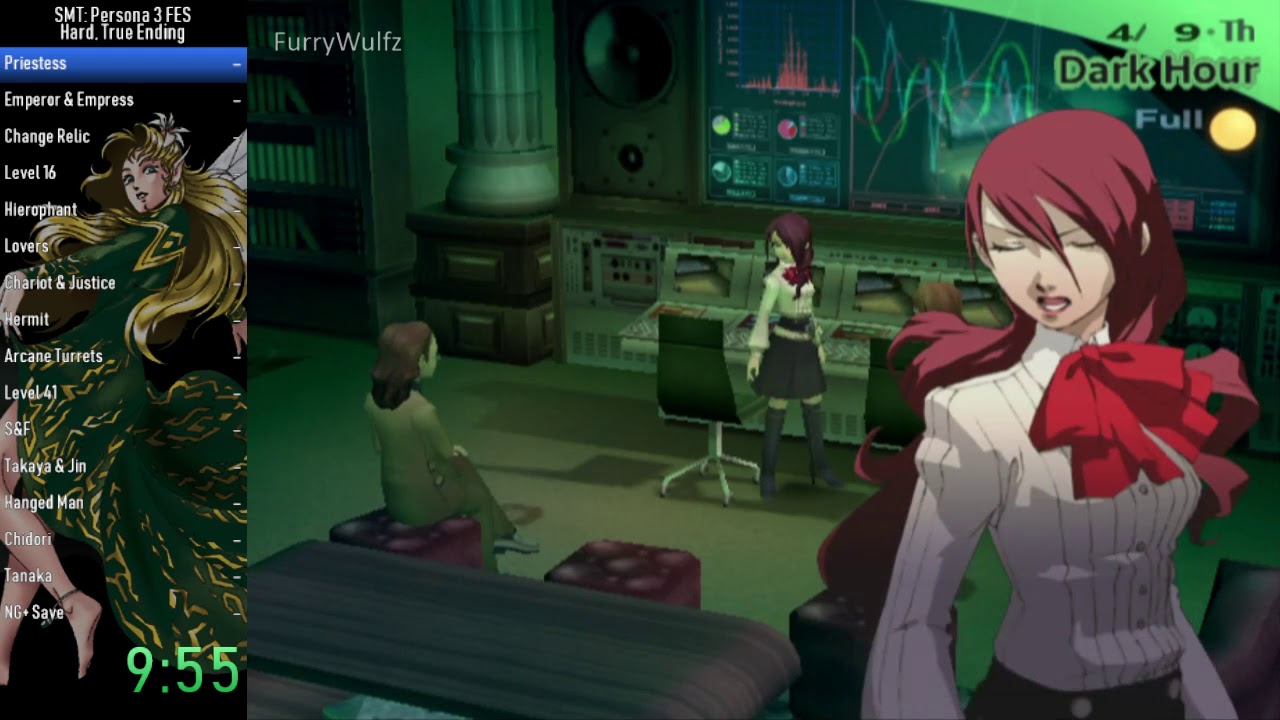 (Former WR) Persona 3 FES Speedrun 16:18:05 [Hard, True End] Part 1