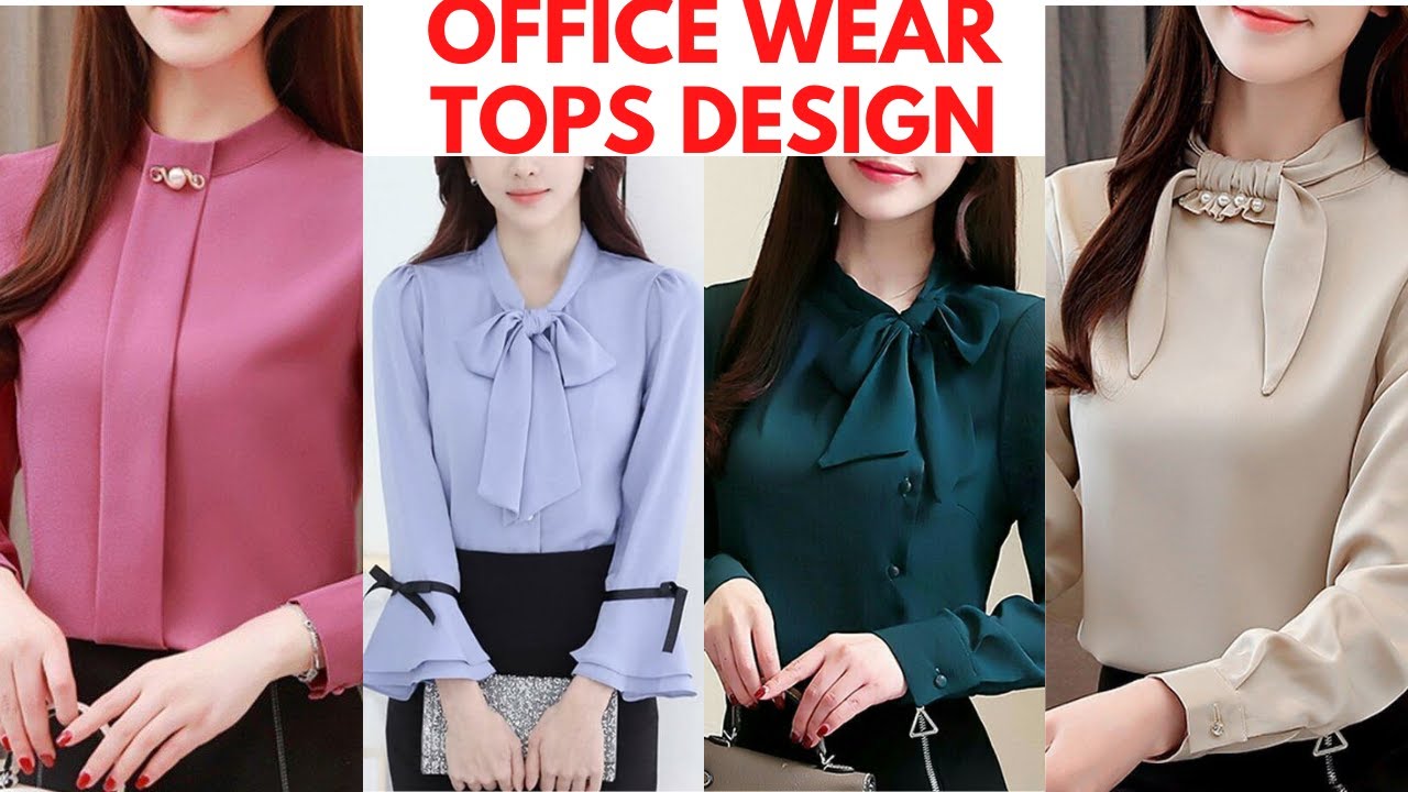 Latest and Stylish Office Wear Tops For Ladies Design 2022 | Office Formal Wear Shirts For women.