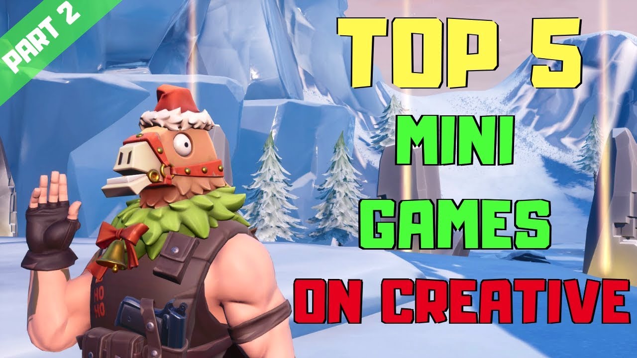 *NEW* TOP 5 CUSTOM MINI GAMES TO PLAY ON CREATIVE (With Codes) Ep 2 | Fortnite: Creative Mode