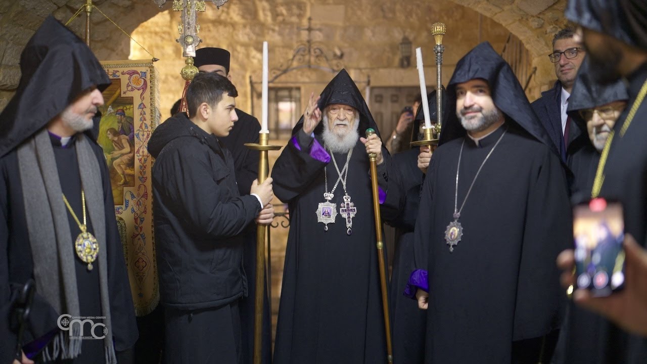 הכנסייה הארמנית ציינה את חג המולד בבית לחם