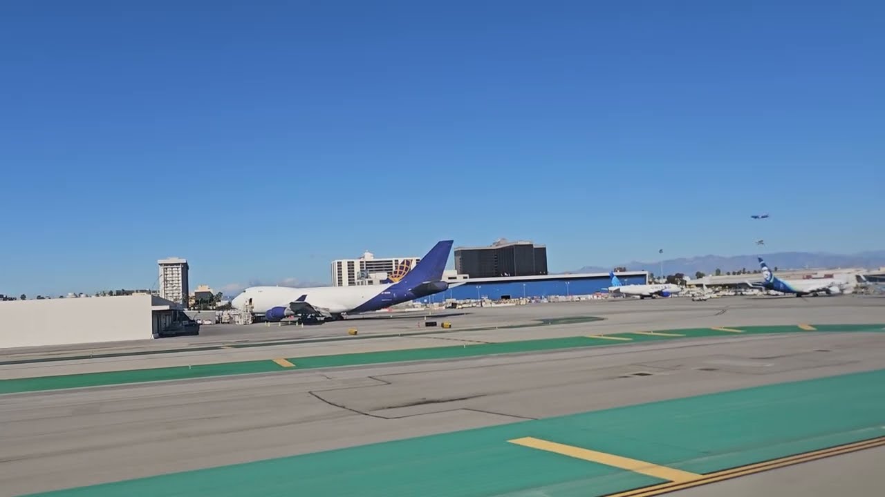 Taxi and Takeoff from LAX - Los Angeles,  California - January 2026