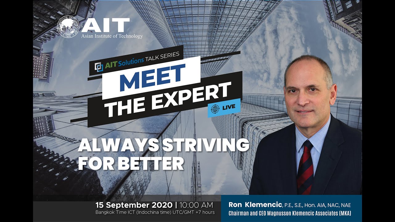 MEET THE EXPERT &ndash;  Ron Klemencic, Chairman and CEO Magnusson Klemencic Associates (MKA)