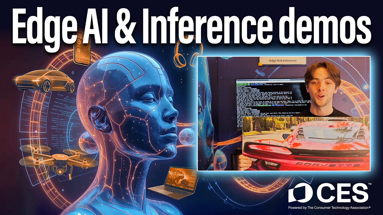 Вывод данных с помощью Edge AI на выставке CES 2026 с использованием CEVA