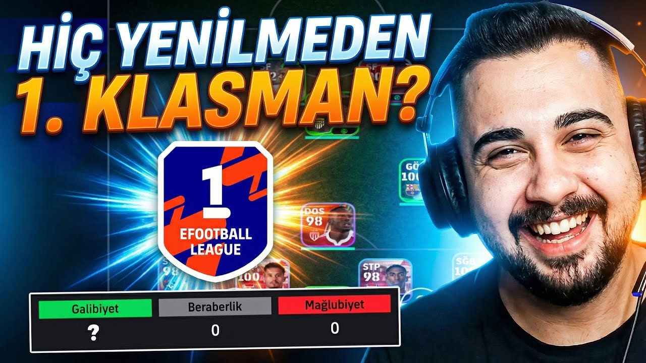 1 GÜNDE  HİÇ YENİLMEDEN 1.KLASMAN'A ÇIKABİLECEK MİYİZ? POTW KADRO! 💪🏻 eFootball Mobile 2026