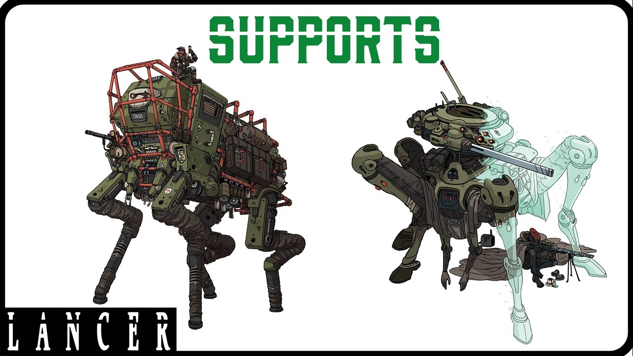 How to Play a Support in Lancer Rpg