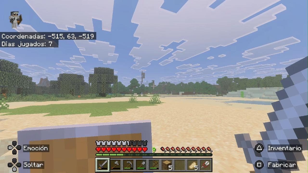jugando Minecraft Encontré algo raro en mi mundo.