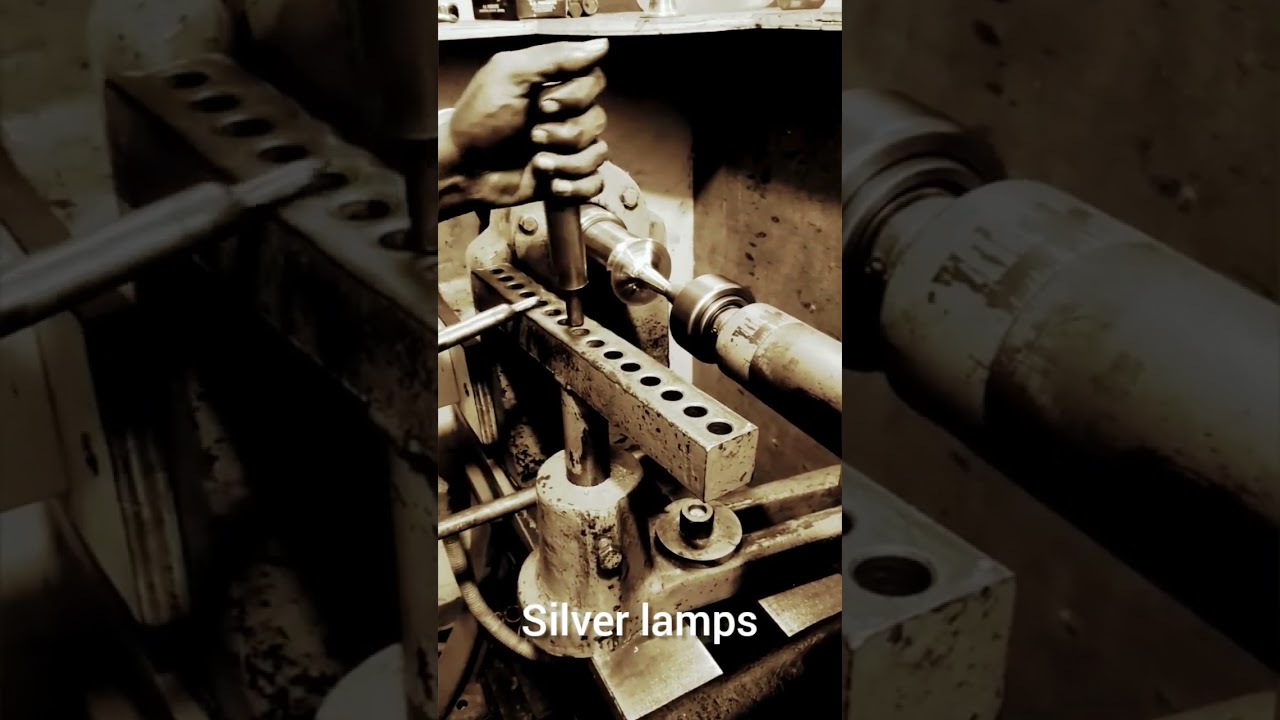 Silver lamp making process #silverprice #silverlamps