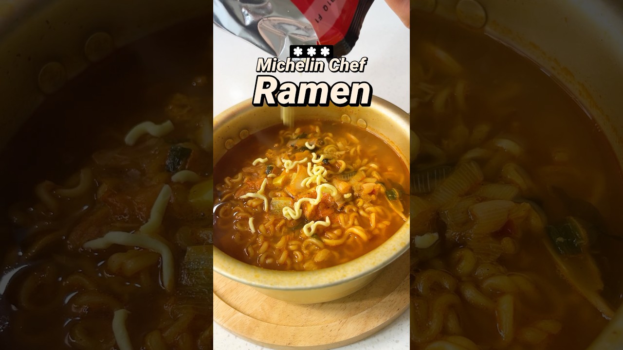 Ramen Recipe From 3 ⭐️⭐️⭐️ Michelin Chef #culinaryclass