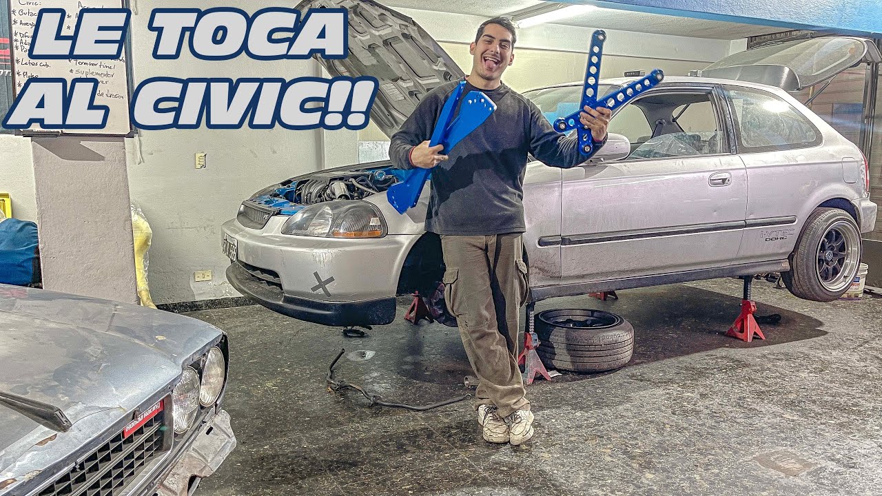 PARRILLAS TRASERAS DE ALUMINIO PARA EL CIVIC!! HONDA CIVIC EK SWAP K24