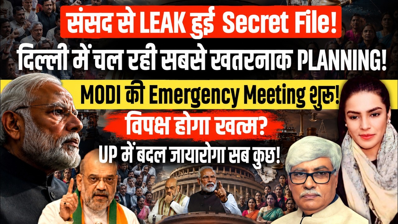 Parliament Secret Meeting? Modi's Biggest Political Move Explained | Omkar Chaudhary | Amber Zaidi