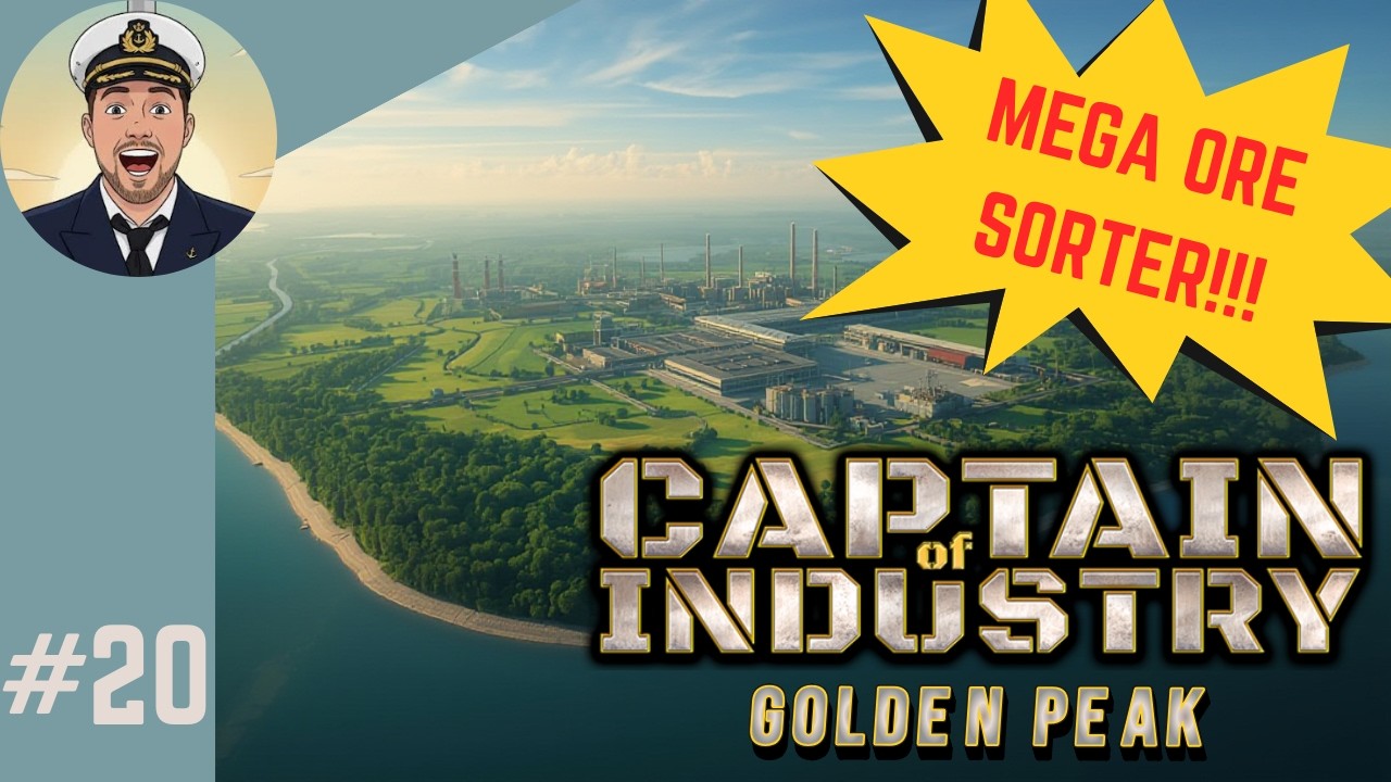 The Mega Ore Sorter Build is HERE! | Captain of Industry Ep. 20