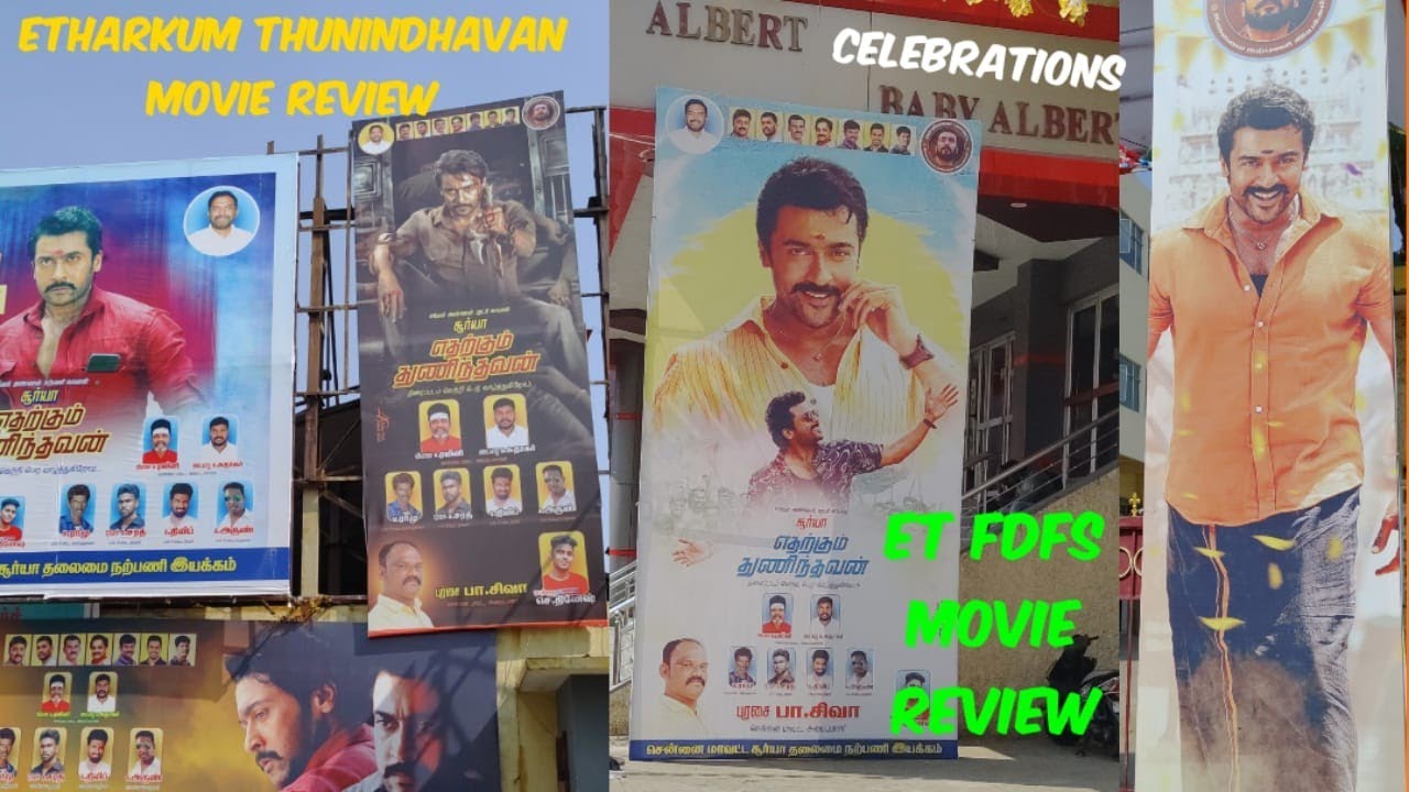 Etharkum Thunindhavan FDFS movie review|ET celebration Albert theatre & S2 Adyar #shorts #viralvideo