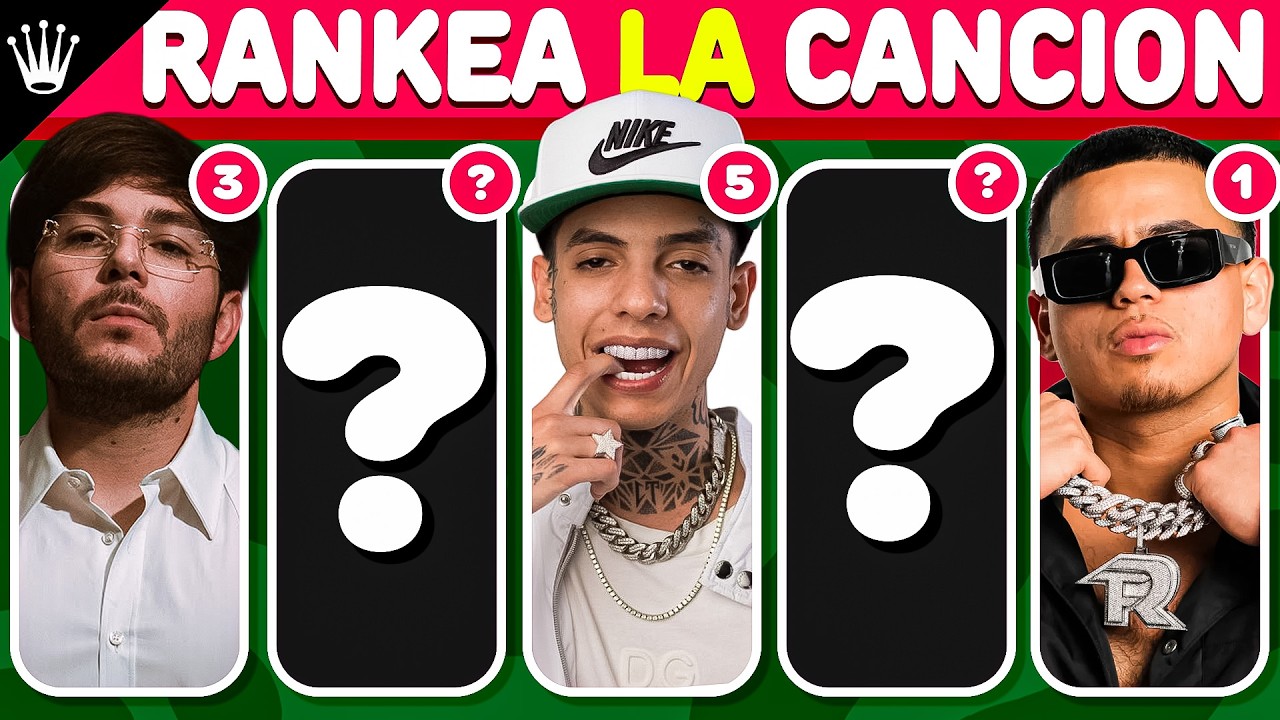Rankea La Canción Sin Saber La Siguiente 🔥🇲🇽 (Edicion Mexicanos)  ¿Cual Es Tu favorita? | BRAHYMUSIC