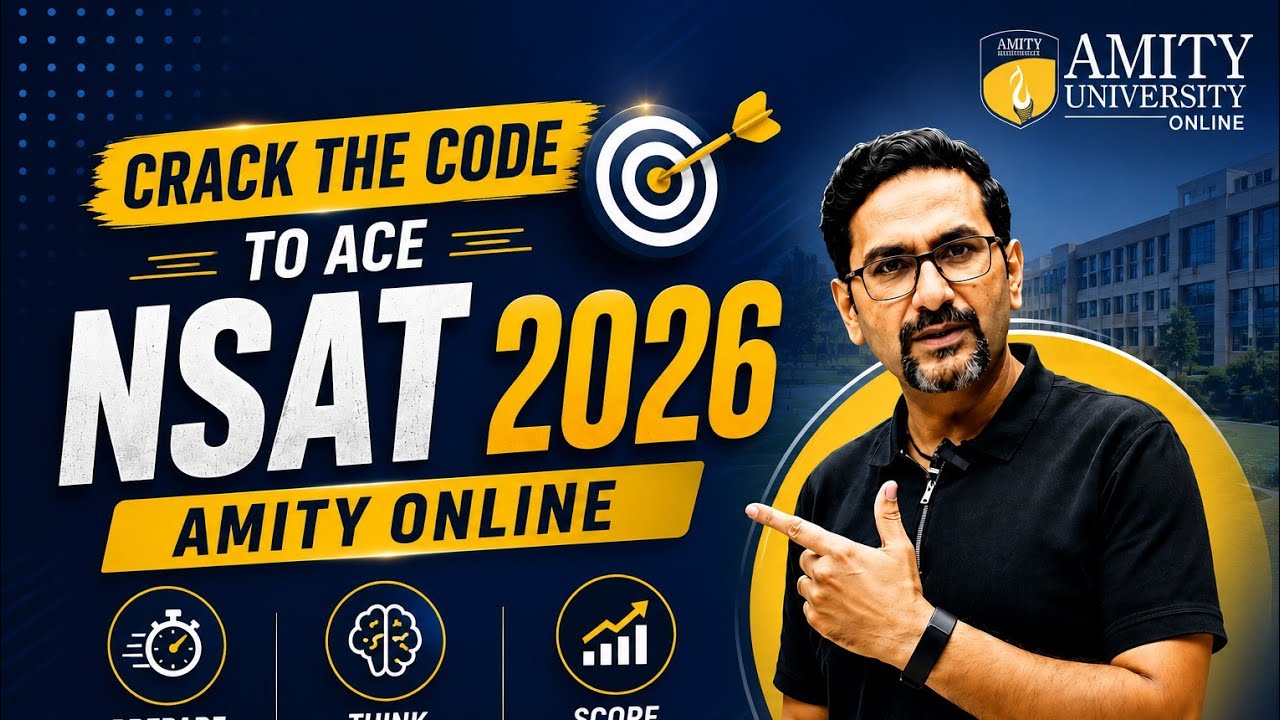 Amity Online NSAT 2026 Preparation | Aptitude Test Tips, Strategy & Scholarship Guide | #amityonline