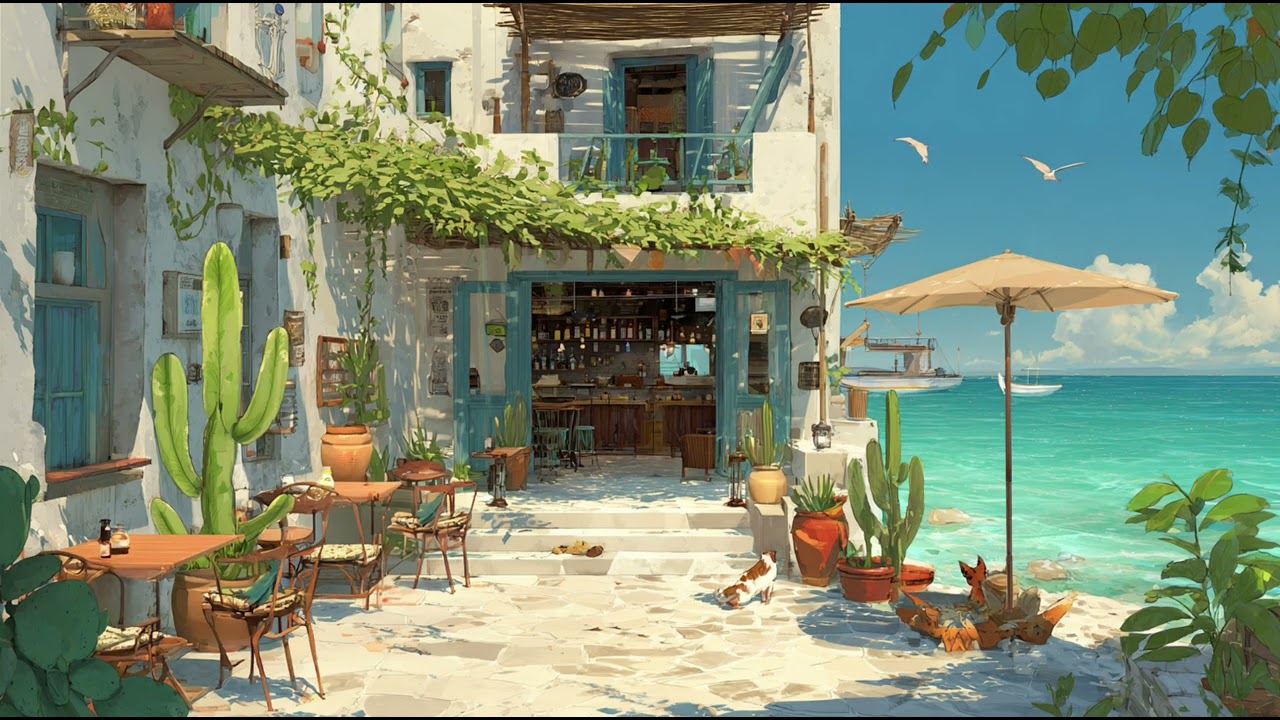 Too Cozy to Care – Summer Café Vibes with Delayed Existentialism