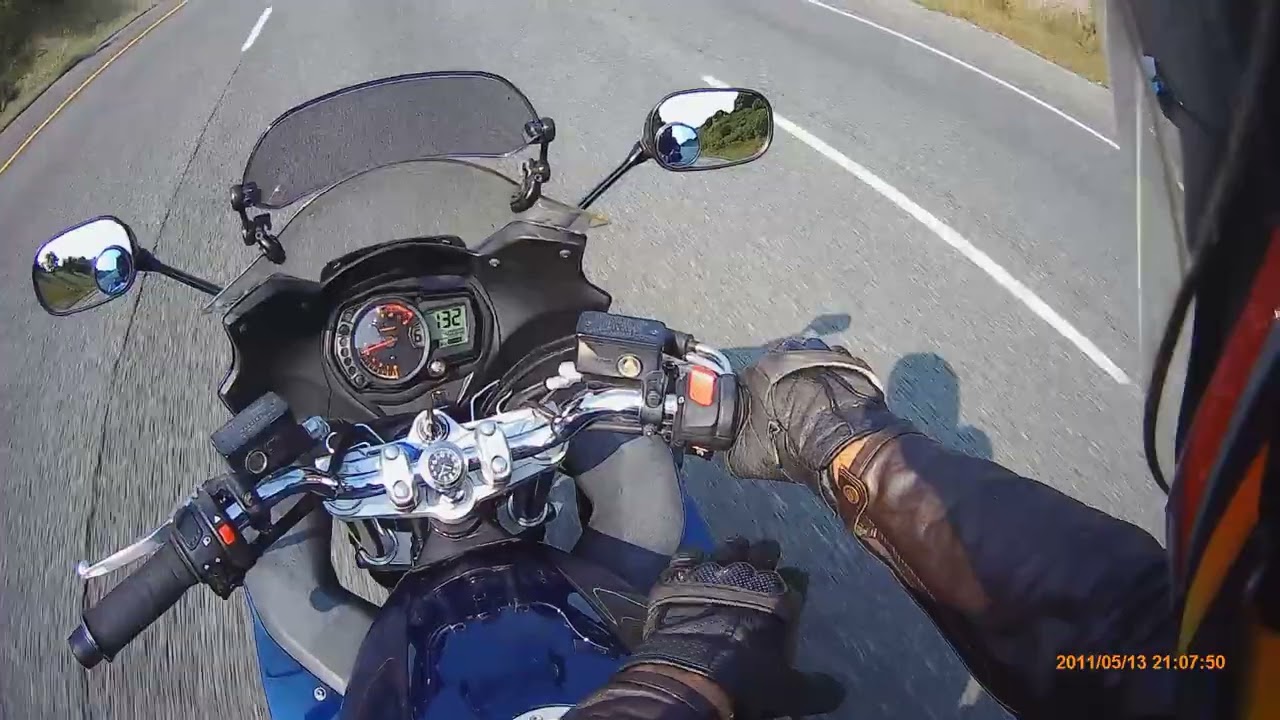 Suzuki gsx 1250 fa . Пробую на скоростной.0-100.