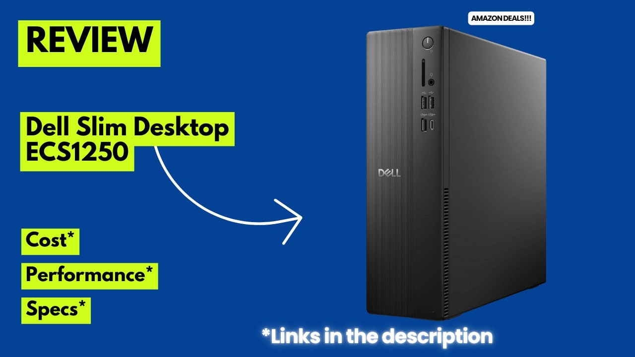Dell Slim Desktop ECS1250 Review | Intel i3-14100 Business PC Performance Test