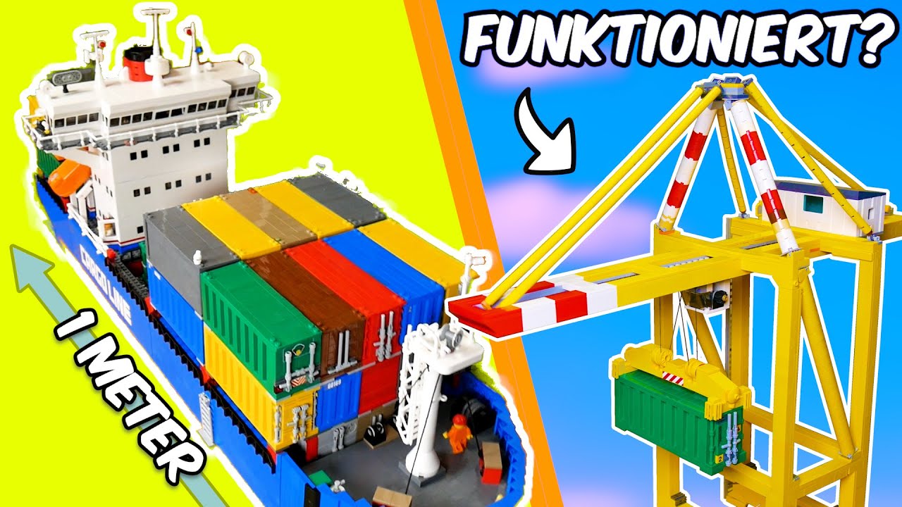 Kompletter CONTAINERHAFEN aus Lego...