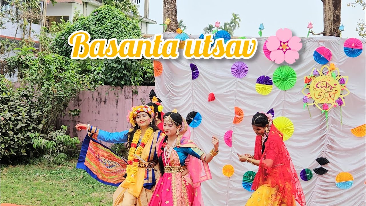 Basanta utsav at b.ed College ll Dance Cover  🌸 #youtube #viral #video #holifestival  #radhakrishna