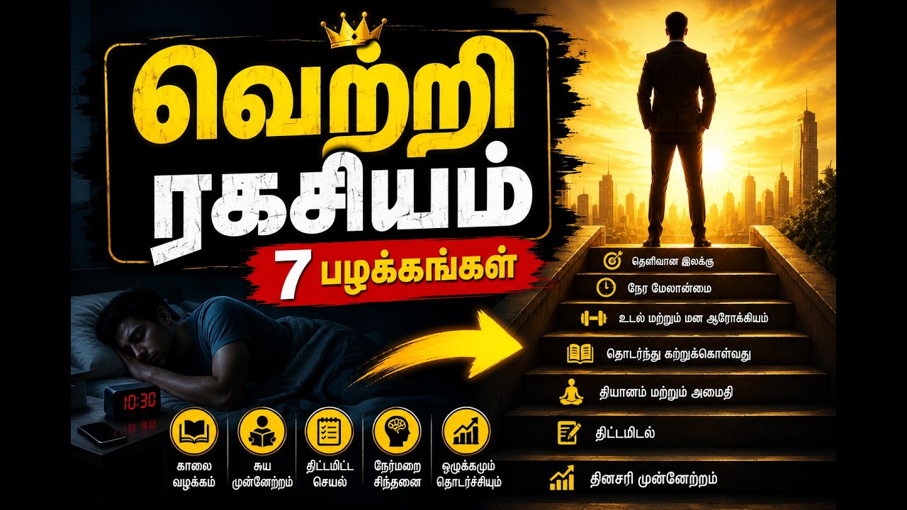 மிகவும் வெற்றிகரமான நபர்களின் 7 தினசரி பழக்கங்கள்|Tamil Audio book