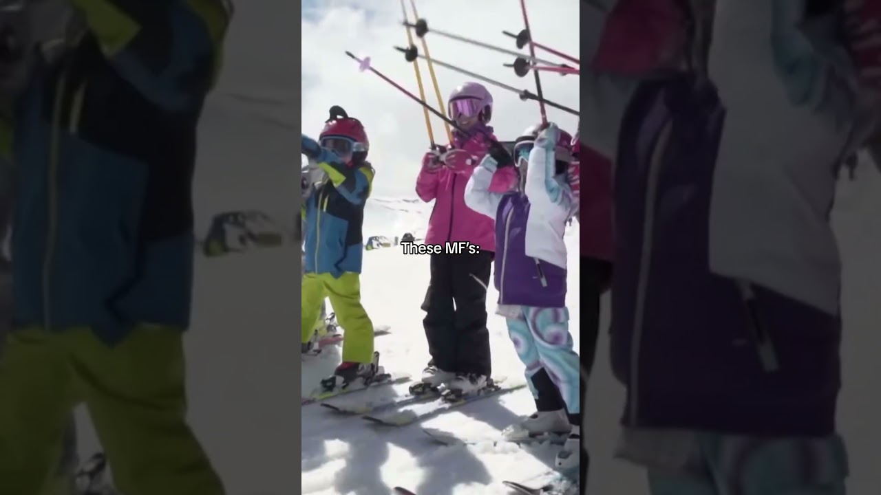 Ski school snakes, my worst nighmare 😈 #ski #skiing #snowboard #snowboarding #fixsensnow #skitok
