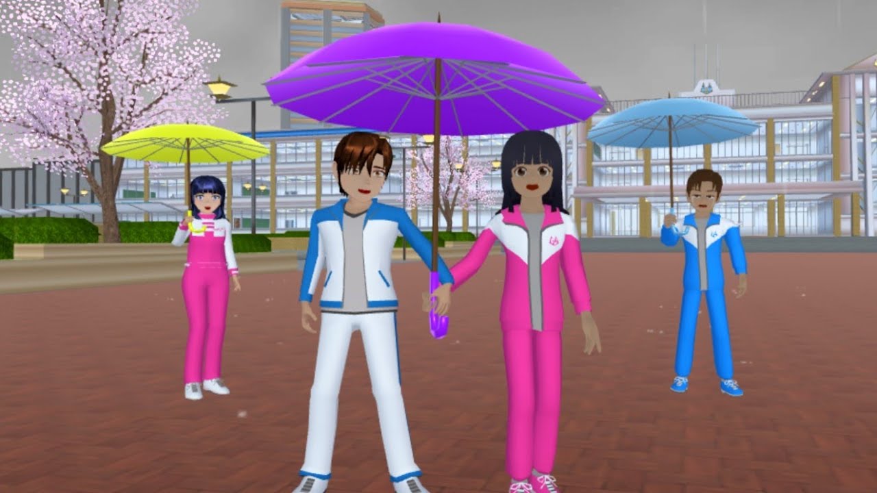 AWAL ANGEL SUKA VALIR ❤️ | KING HAPPY FAMILY ( CINTA SEGITIGA 1 ) SAKURA SCHOOL SIMULATOR