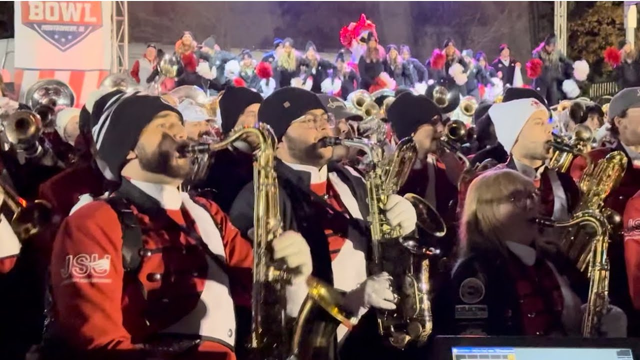 Jacksonville State University Marching Band | Neck/Fight Song 2025 IS4S Salute To Veterans Bowl 