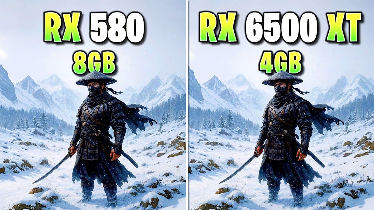 Gaming on a Budget: RX 580 vs RX 6500 XT Tested!