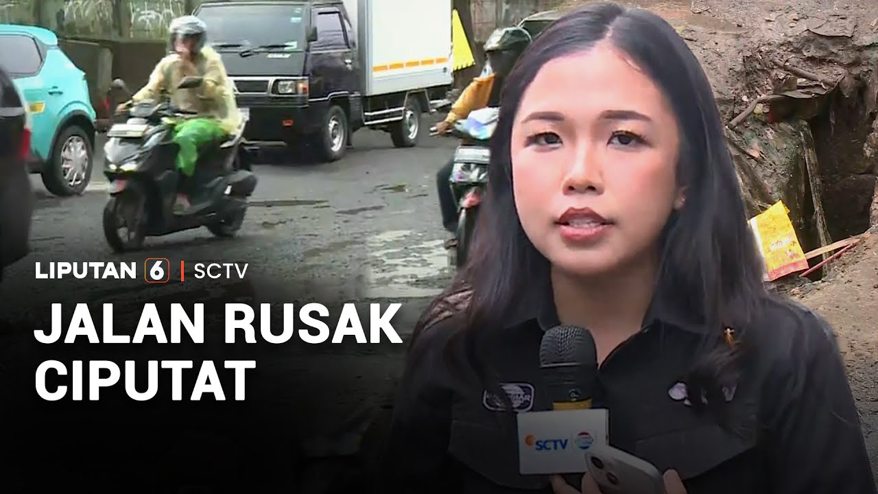 Jalan Rusak Ciputat, Penuh Lubang dan Bikin Macet | Liputan 6