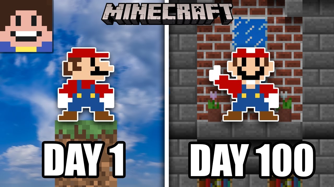 Mario's One Cube SkyBlock Challenge