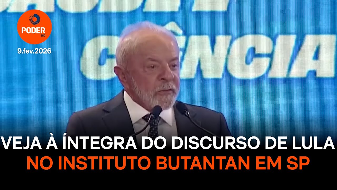 Assista à íntegra do discurso de Lula no Instituto Butantan em SP