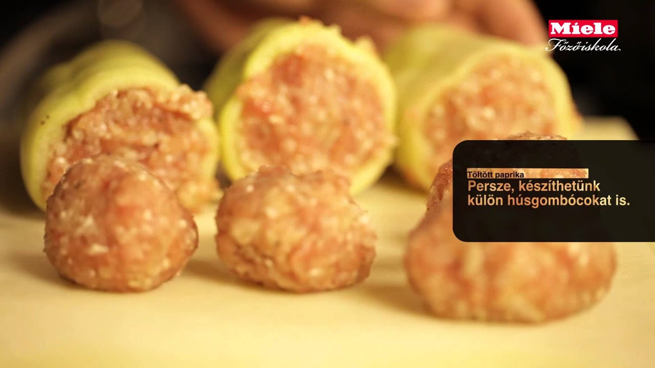 Miele Főzőiskola: Hagyományos töltött paprika