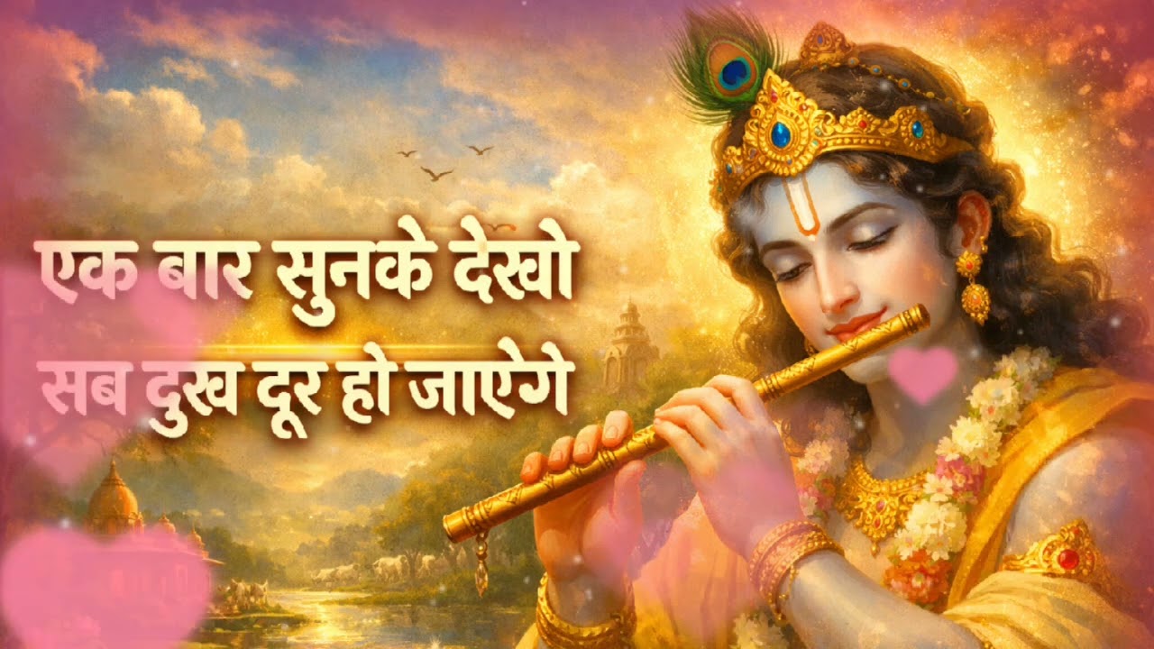 Shri Krishna Govind Hare Murari 2| Basuri Bhajan | Peaceful Krishna Bhakti Song