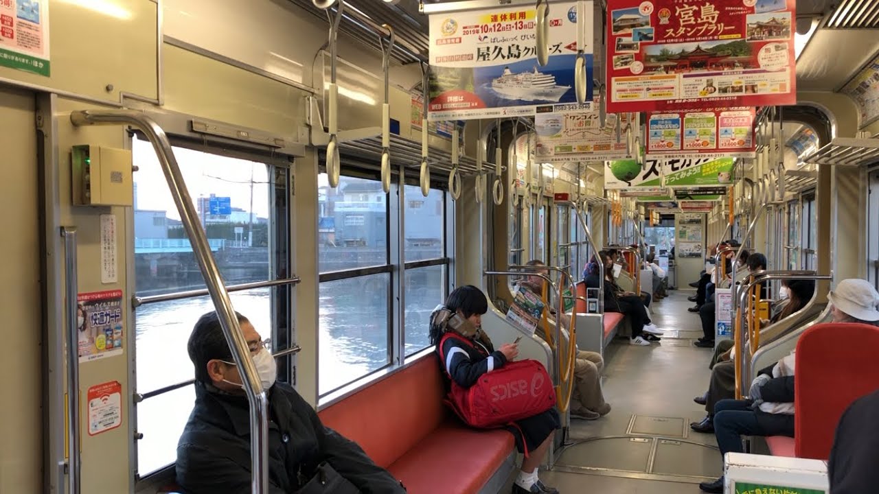 【東洋GTO】広電3800形3801,3802,3806,3807号走行音(宮島線) / Hiroshima-Electric-Railway 3800 sound