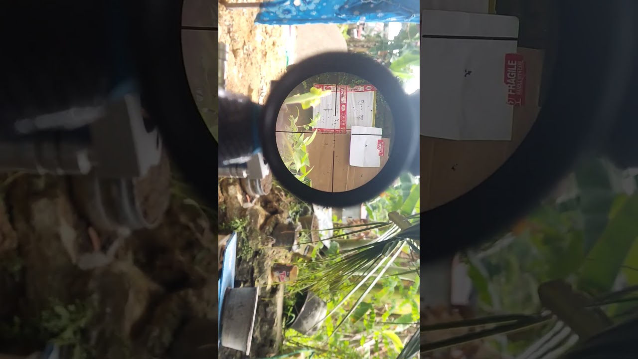 zeroing teleskop dengan mimis Hercules #reels #airrifleshooting