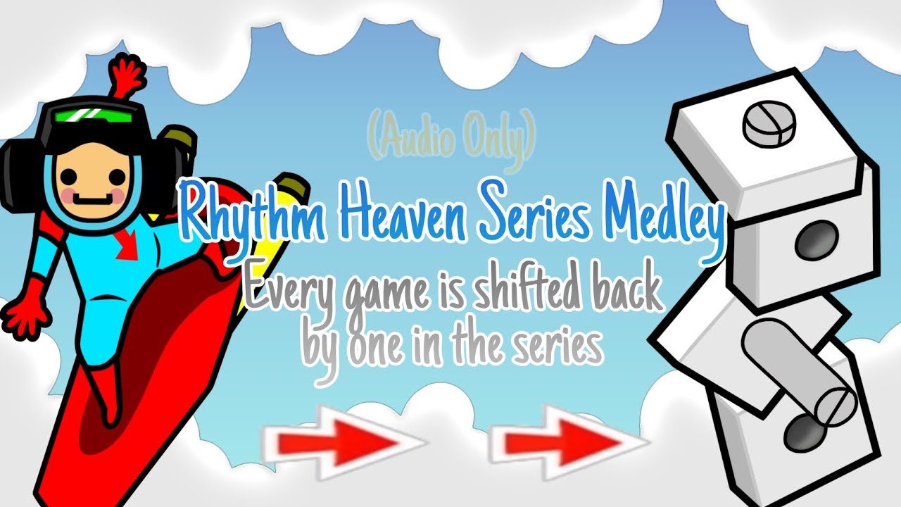 Rhythm Heaven Series Medley (by GENERIC) but every game is shifted back by one in the series