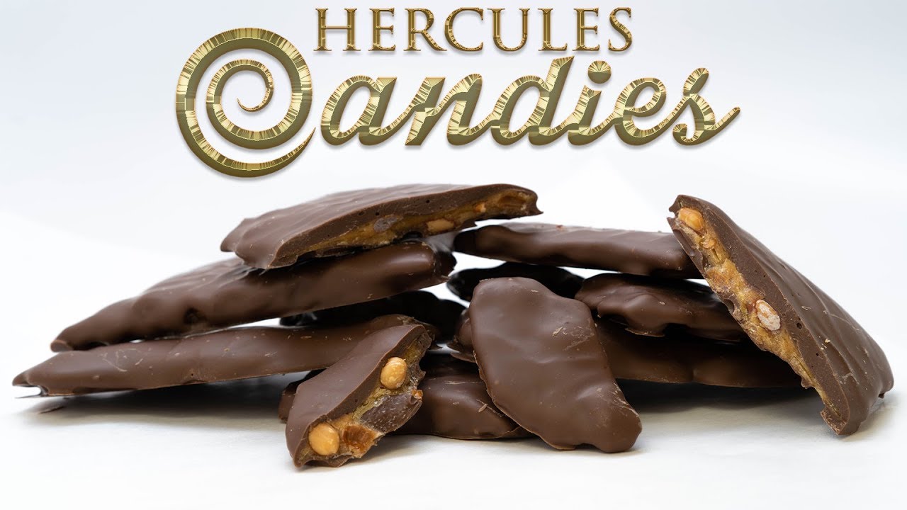 Chocolate Covered Peanut Brittle