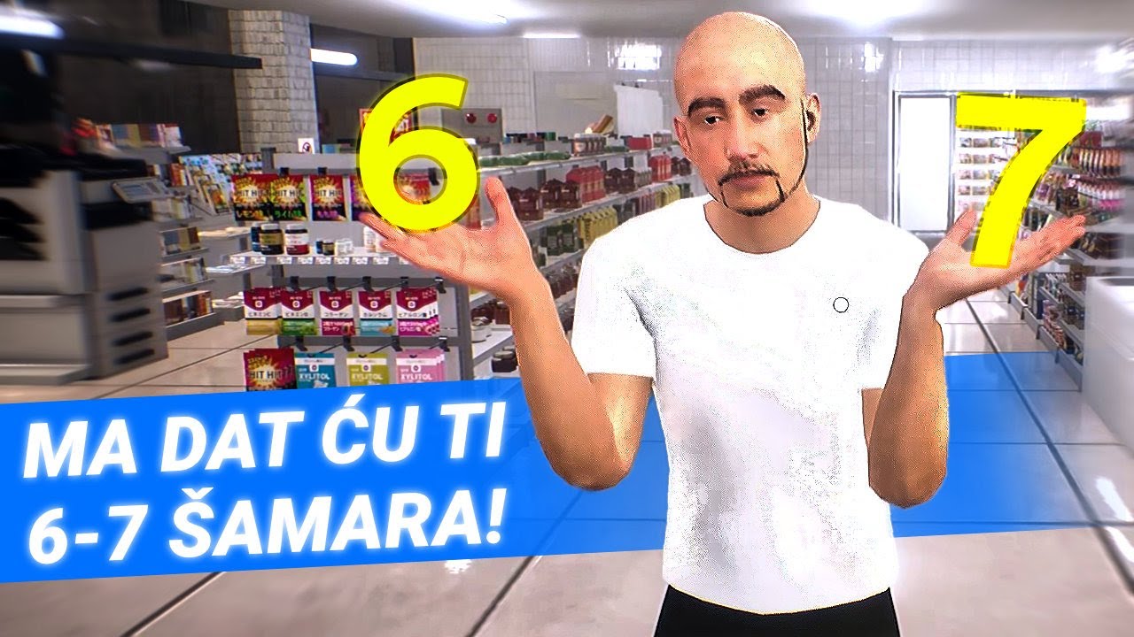 Supermarket Simulator ali TROLLAJU me kupci // I Am a Part Time Worker (full igra)