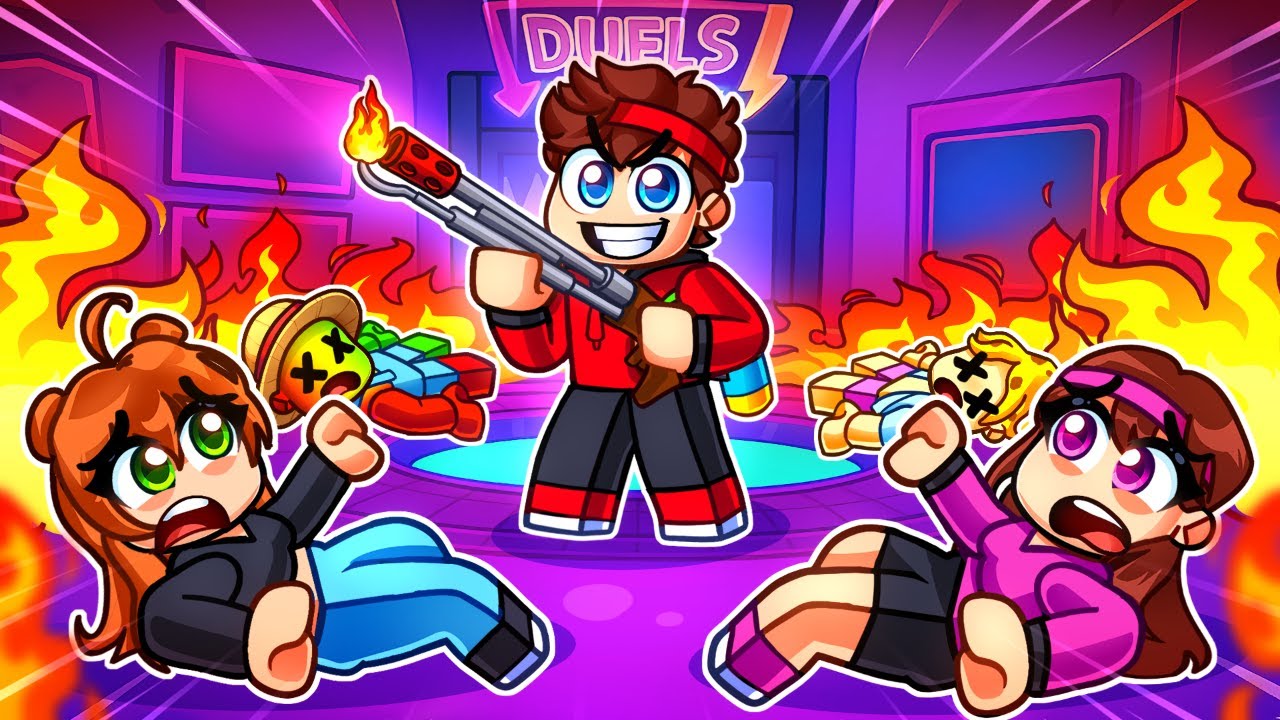 Roblox RIVALS mais je n'ai le droit qu'au LANCE FLAMMES !