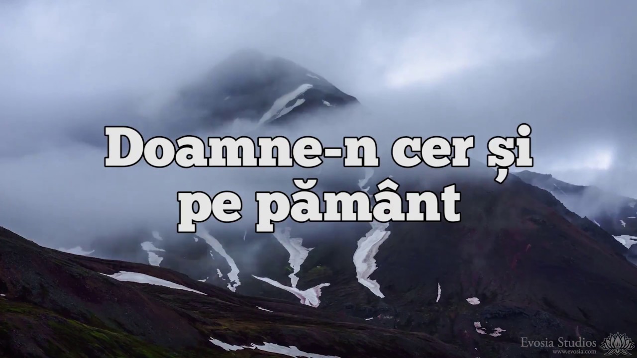 Doamne-n cer si pe pamant | Karaoke